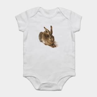 Young Hare by Albrecht Durer Baby Bodysuit